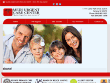 Tablet Screenshot of mediurgentcare.com